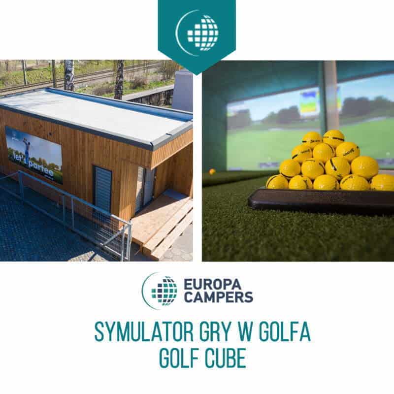 Golf Cube. Mobilny symulator gry w golfa